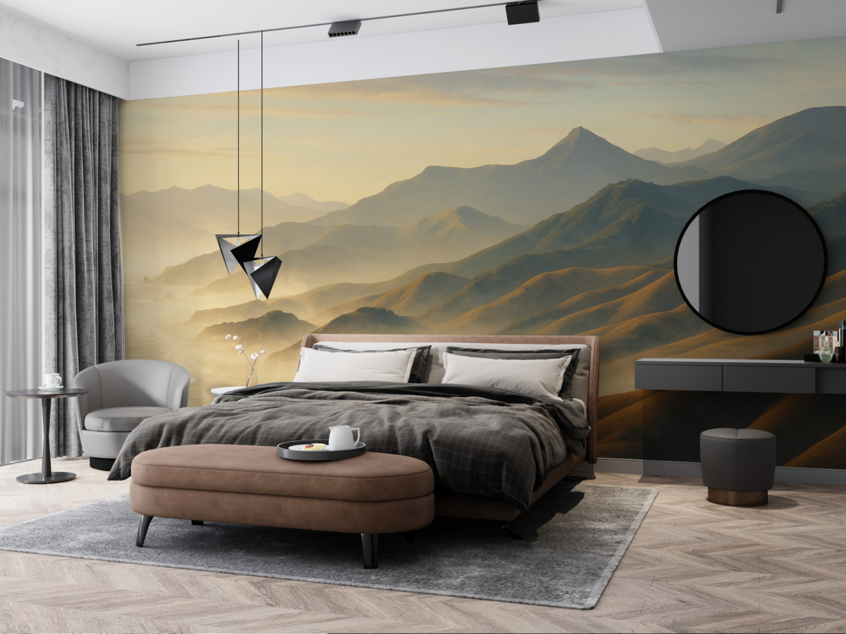 Fototapeta Góry w mgle.