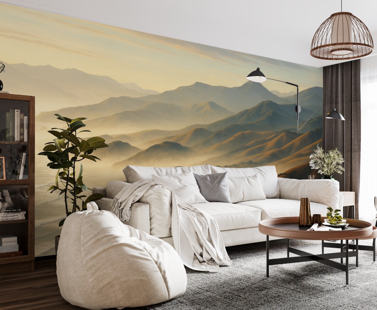 Fototapeta Góry w mgle.