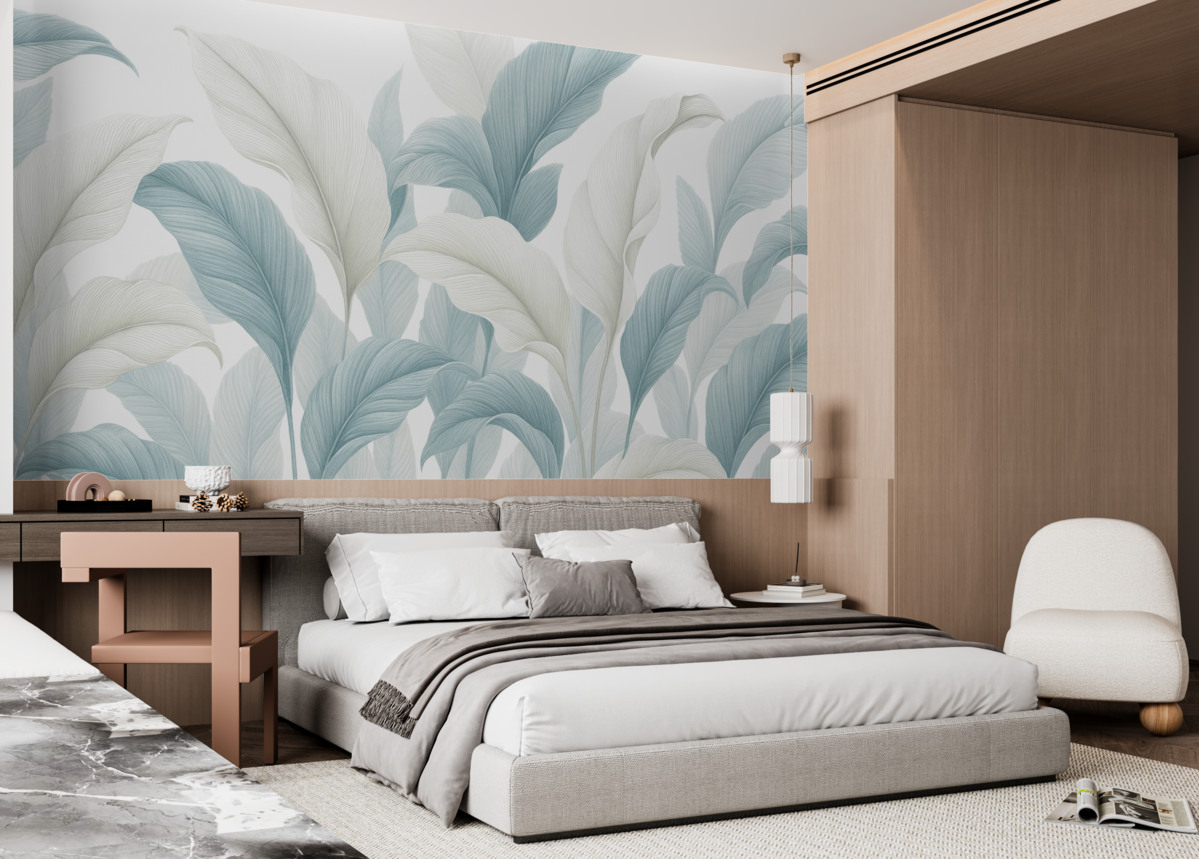 Fototapeta Zielone liście.