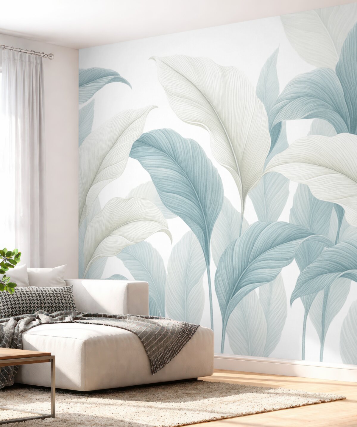 Fototapeta Zielone liście.