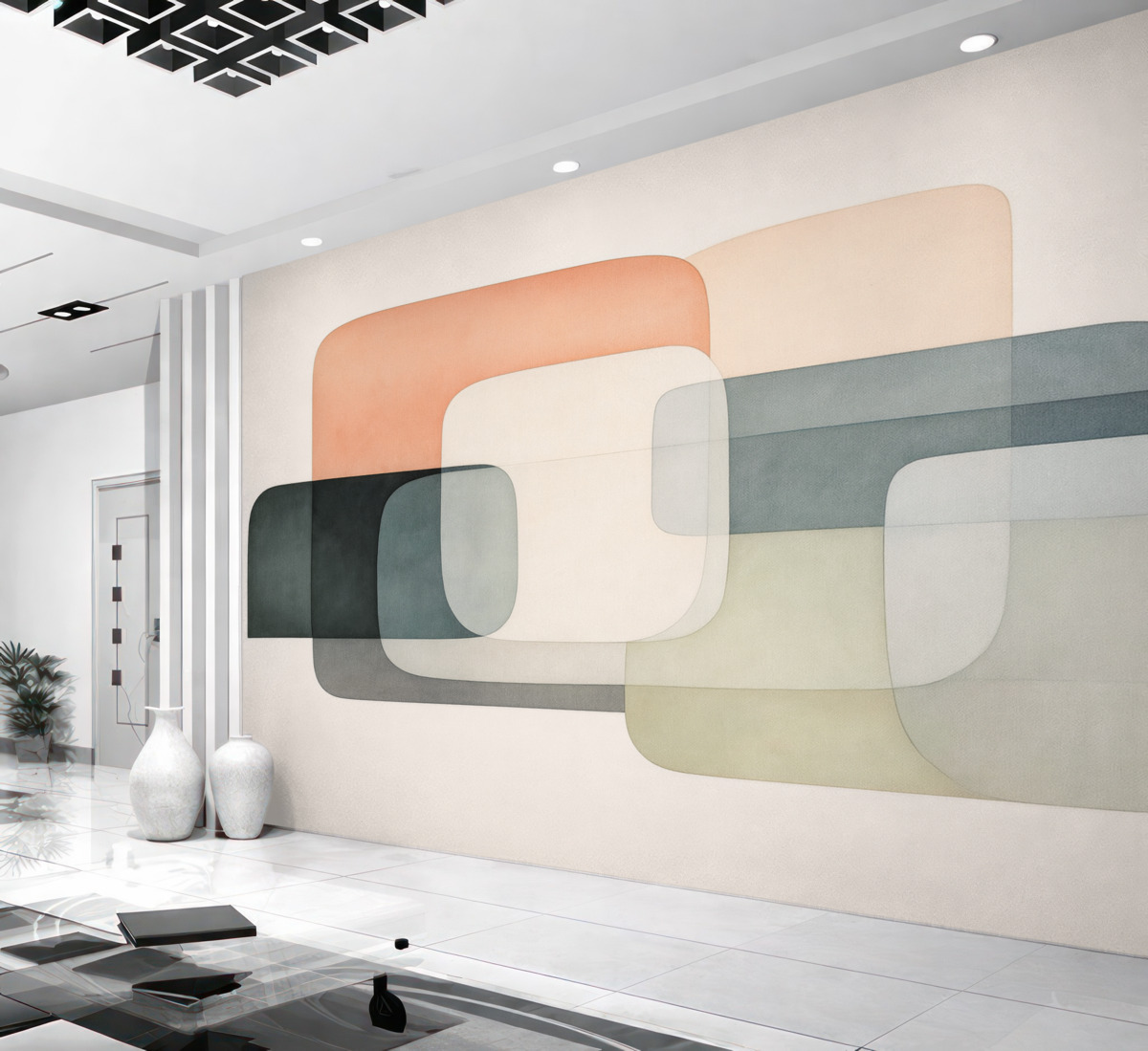 Fototapeta Abstrakcyjna forma geometryczna.