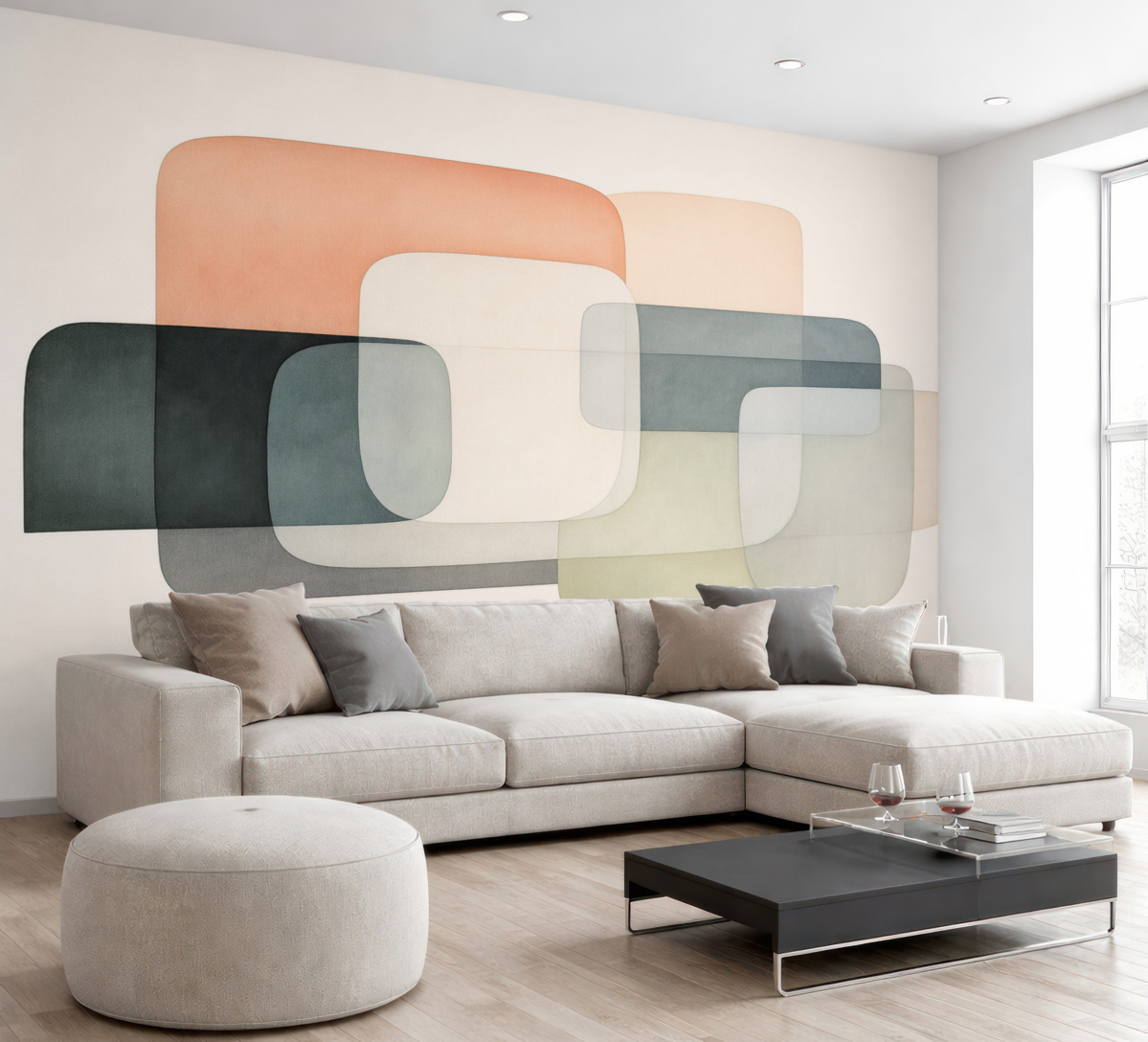 Fototapeta Abstrakcyjna forma geometryczna.