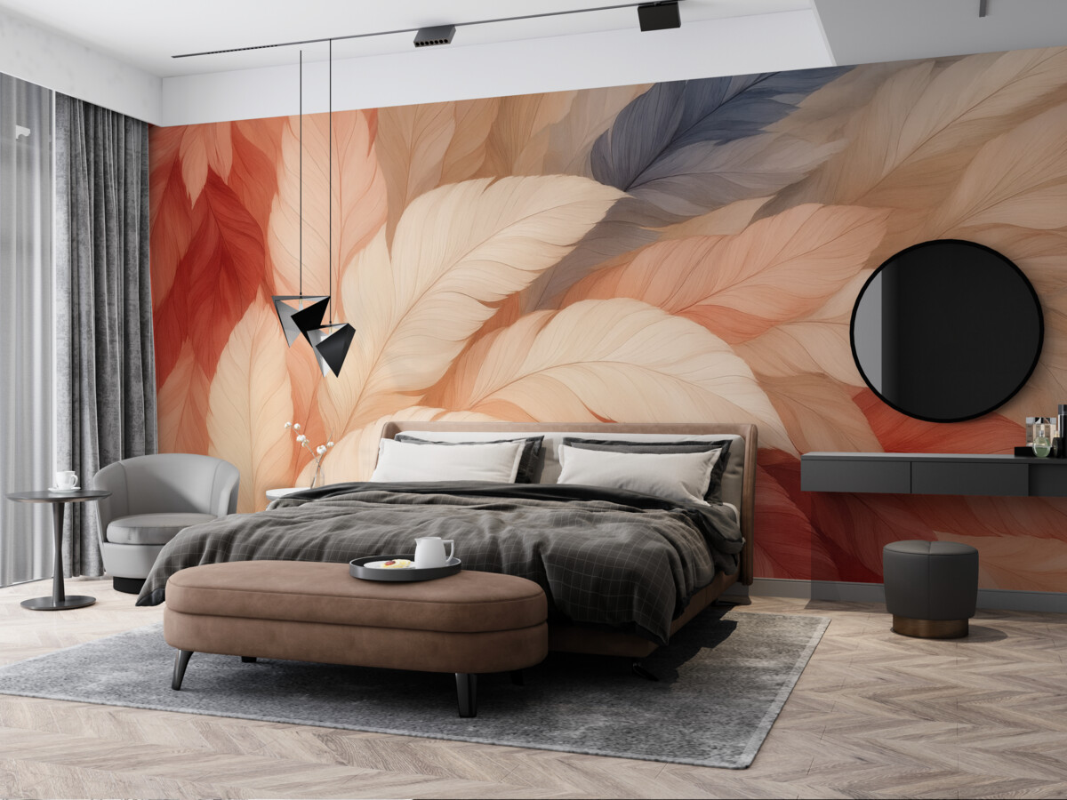 Fototapeta Pióra o subtelnych profilach