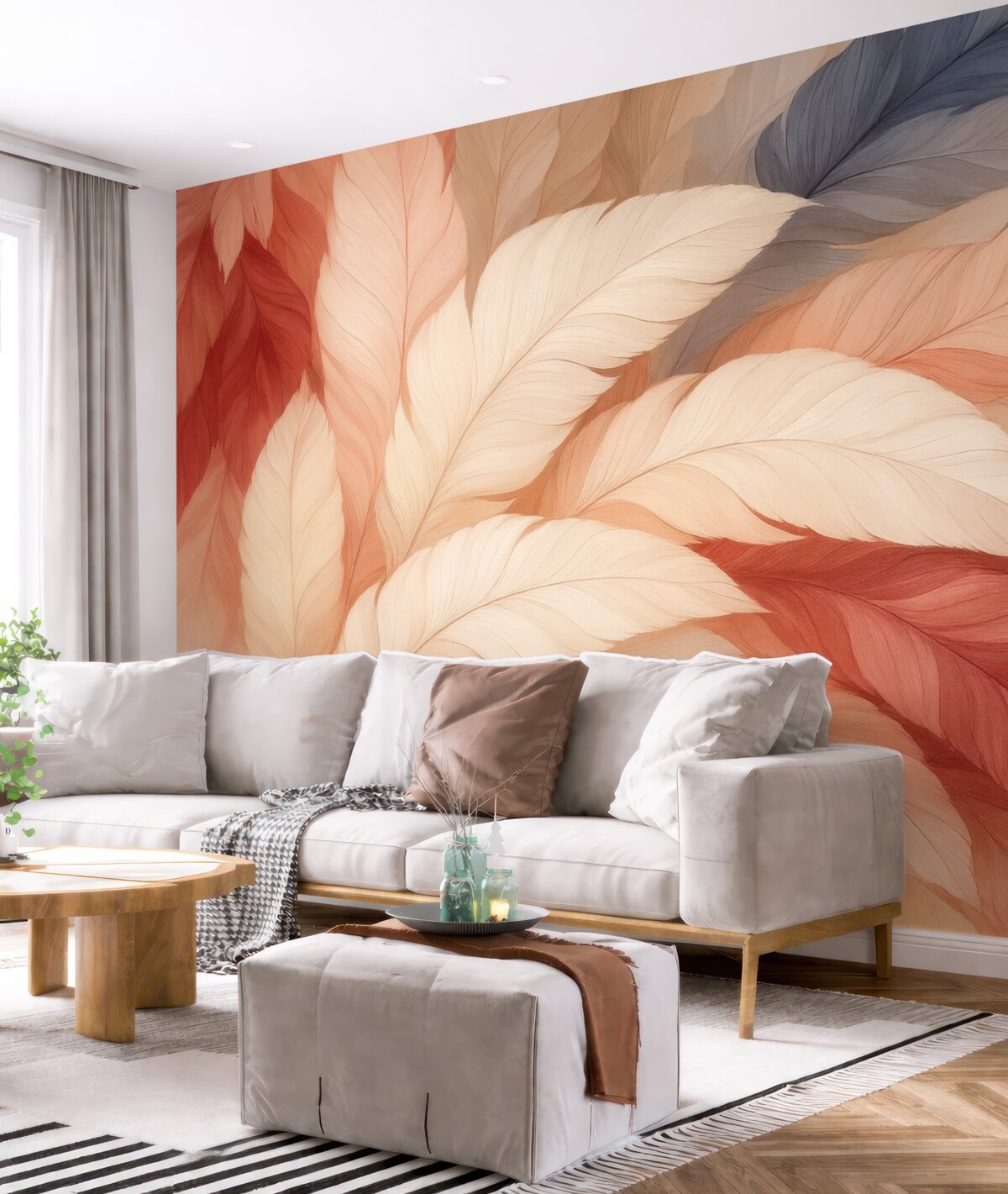 Fototapeta Pióra o subtelnych profilach