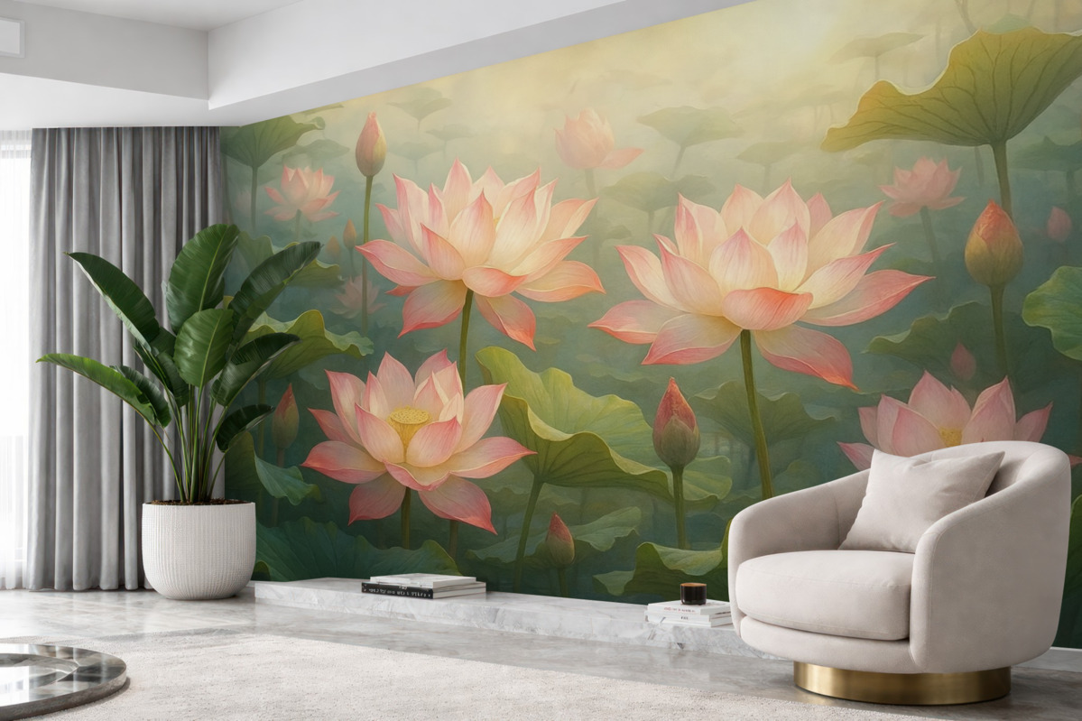 Fototapeta Wielkie konwalie w odcieniu różowym.