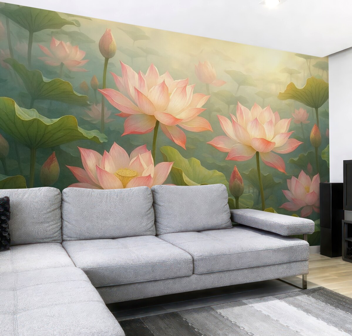 Fototapeta Wielkie konwalie w odcieniu różowym.