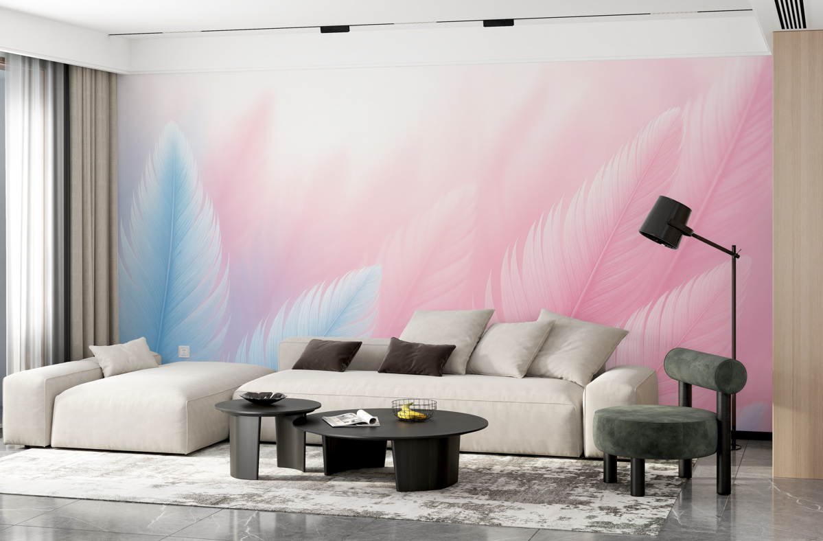 Fototapeta Pióra objętościowe.