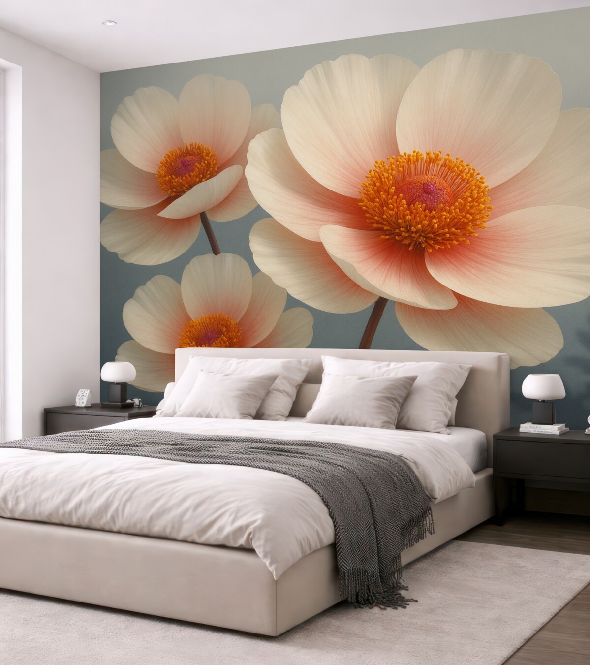 Fototapeta Barwne kwiaty.