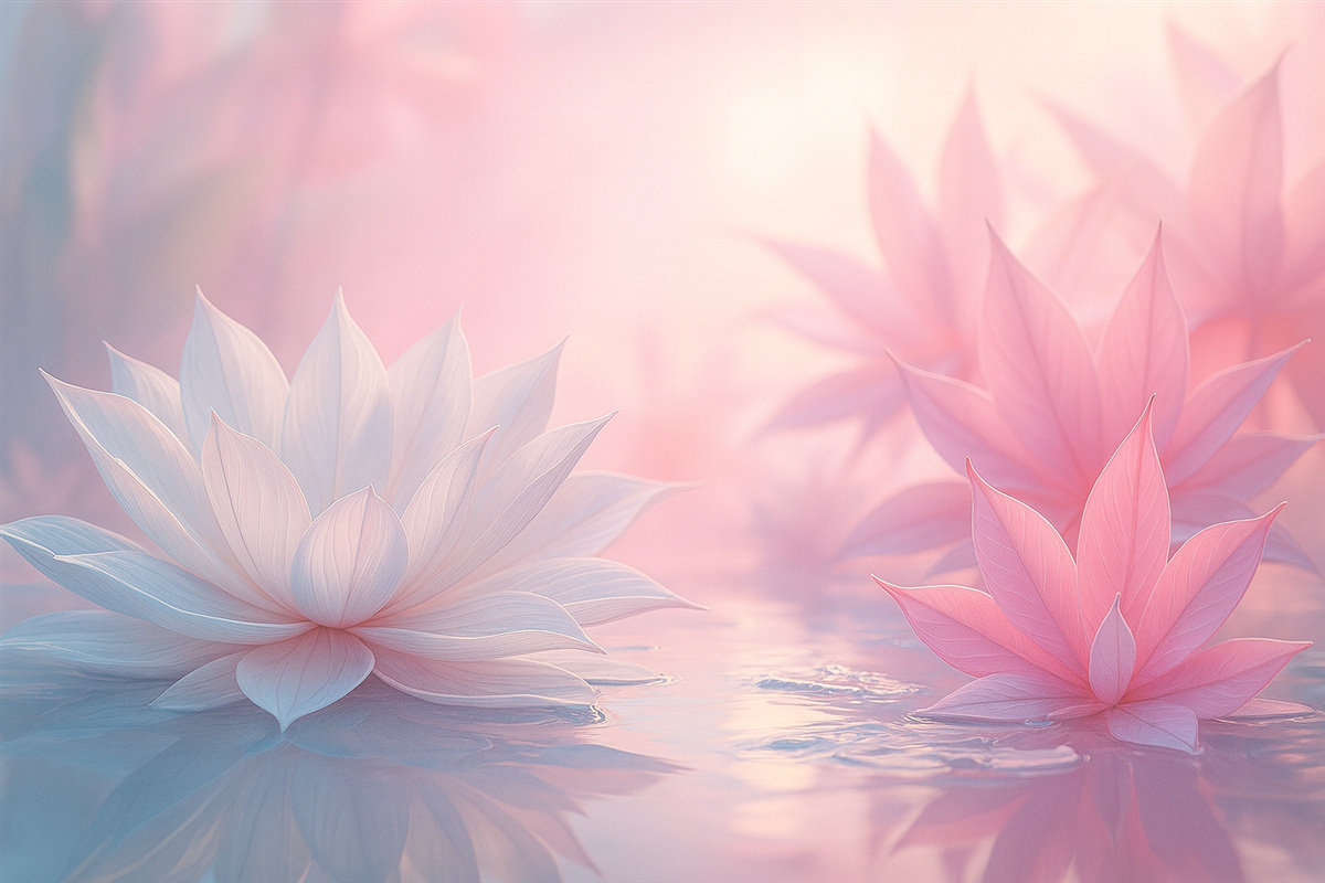 Fototapeta Szerokie płatki kwiatowe.