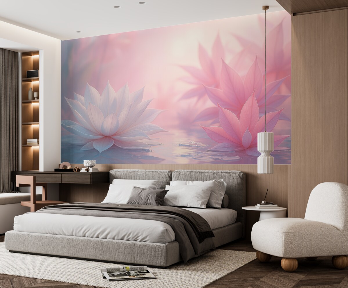 Fototapeta Szerokie płatki kwiatowe.