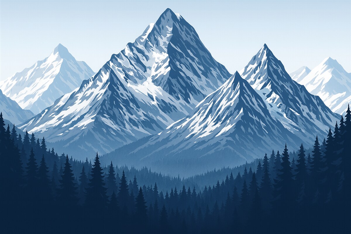 Fototapeta Spokój gór