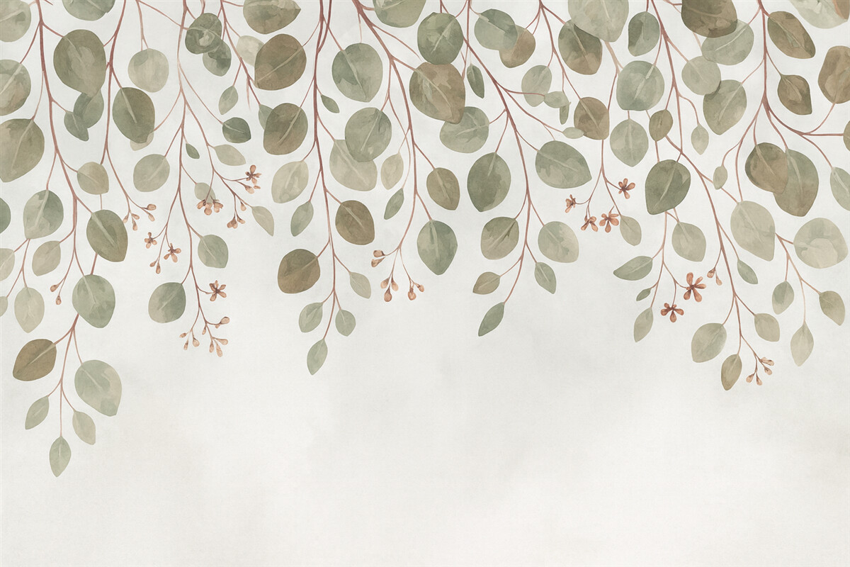 Fototapeta Liście na szczycie.