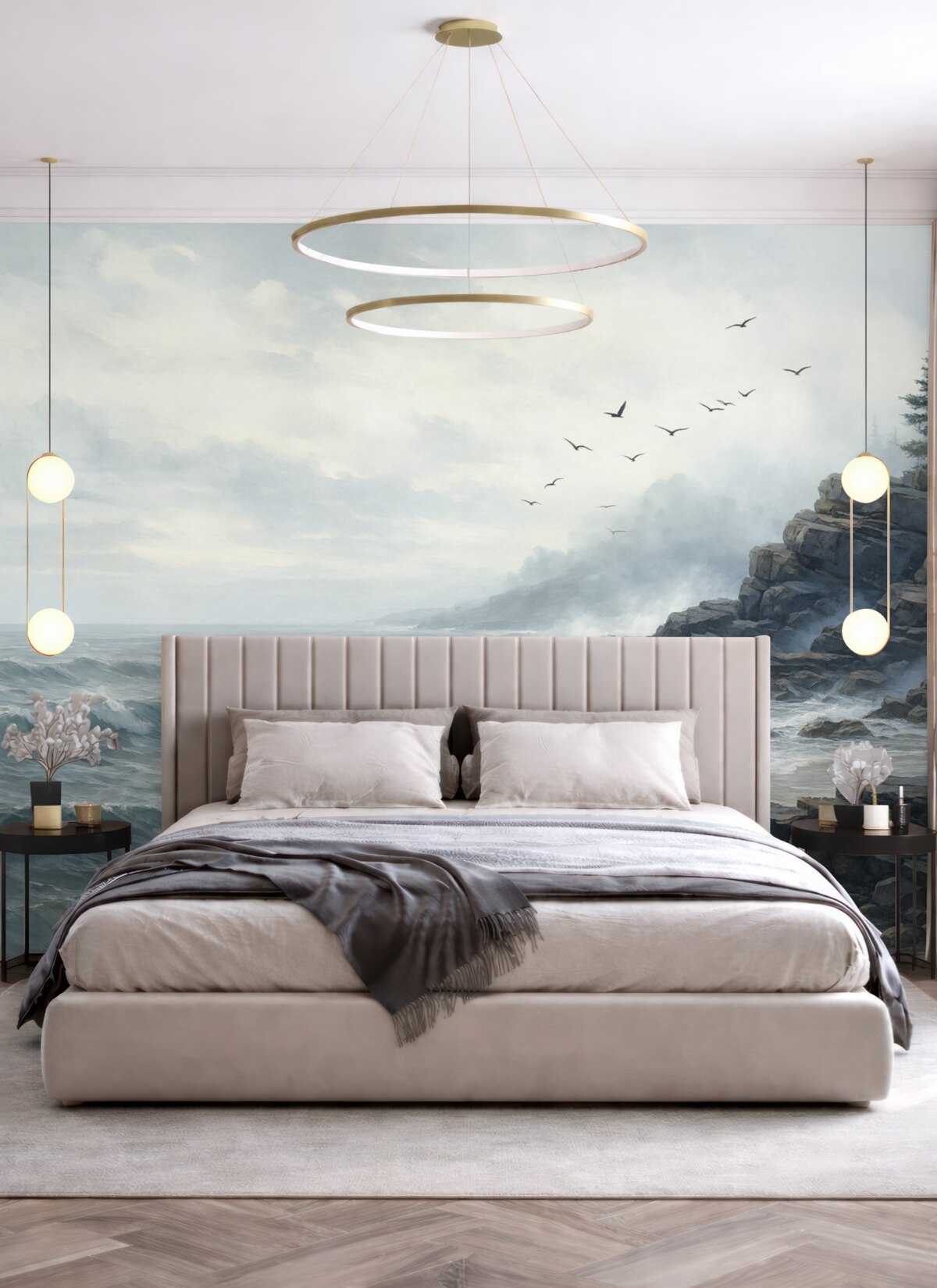 Fototapeta Cichy, malowany pejzaż.