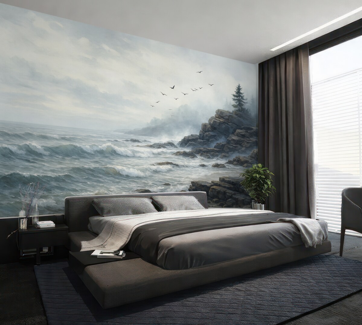 Fototapeta Cichy, malowany pejzaż.