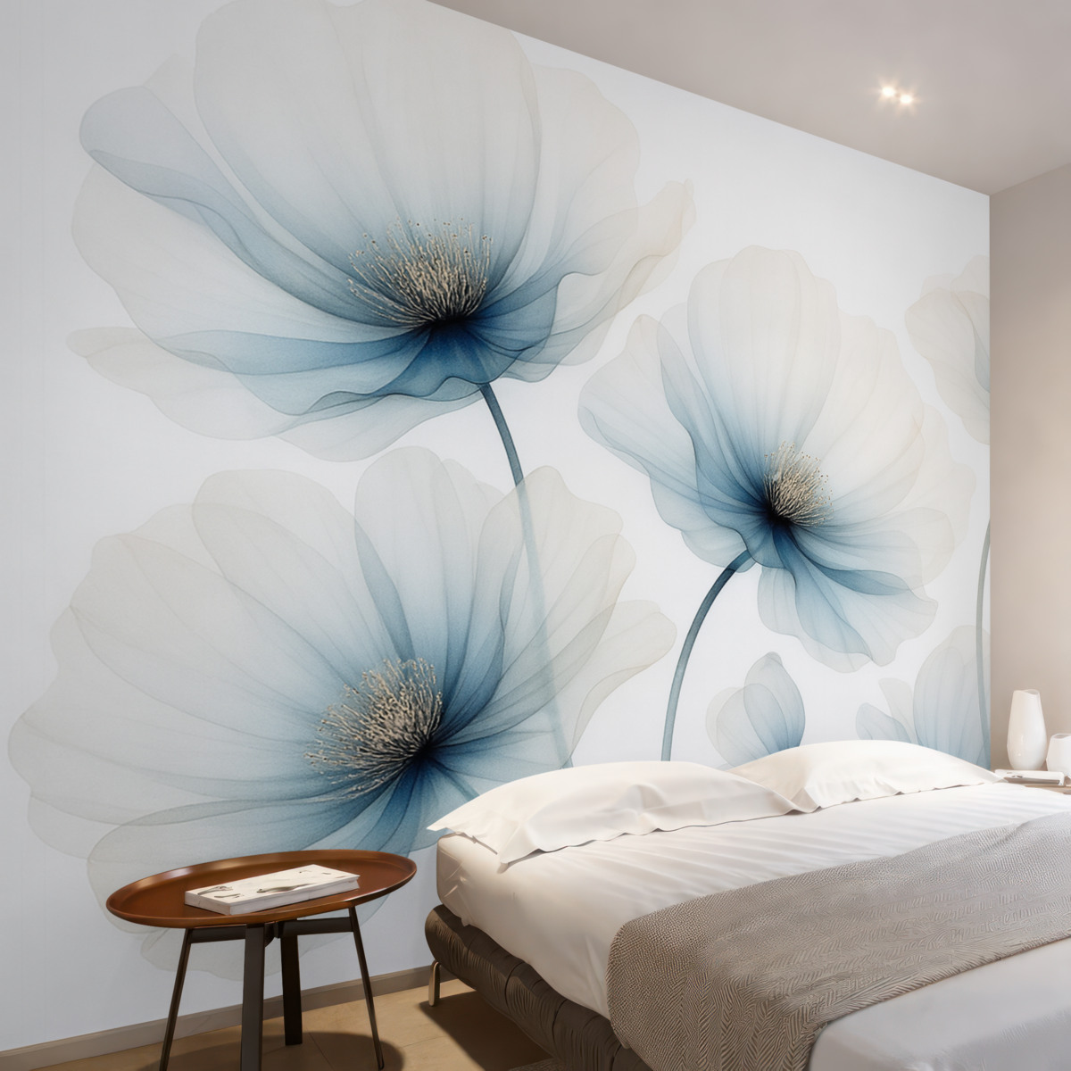 Fototapeta Przezroczyste florystyczne kompozycje.