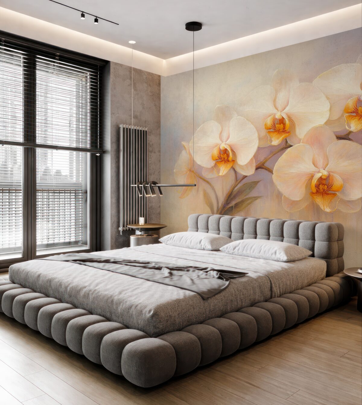 Fototapeta Obraz naśladujący gałązkę orchidei.