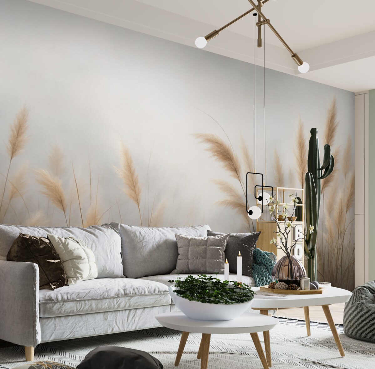 Fototapeta Obraz naśladujący trzciny.