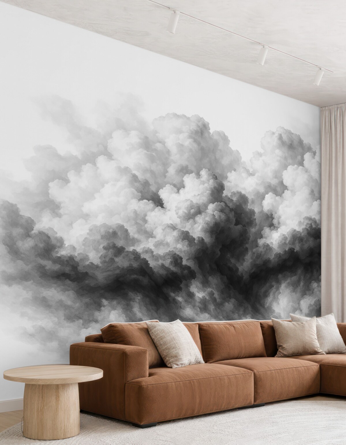 Fototapeta Akwarela naśladująca chmurę.