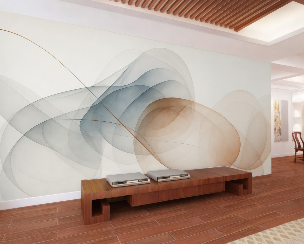 Fototapeta Abstrakcja linii oraz plam.