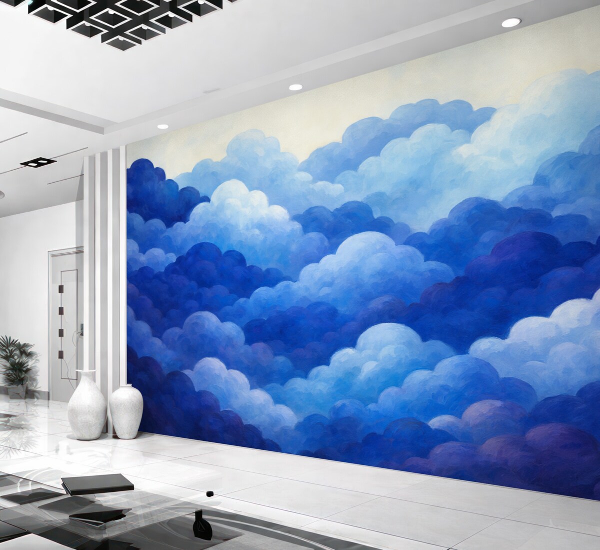 Fototapeta Fale niebiańskie.