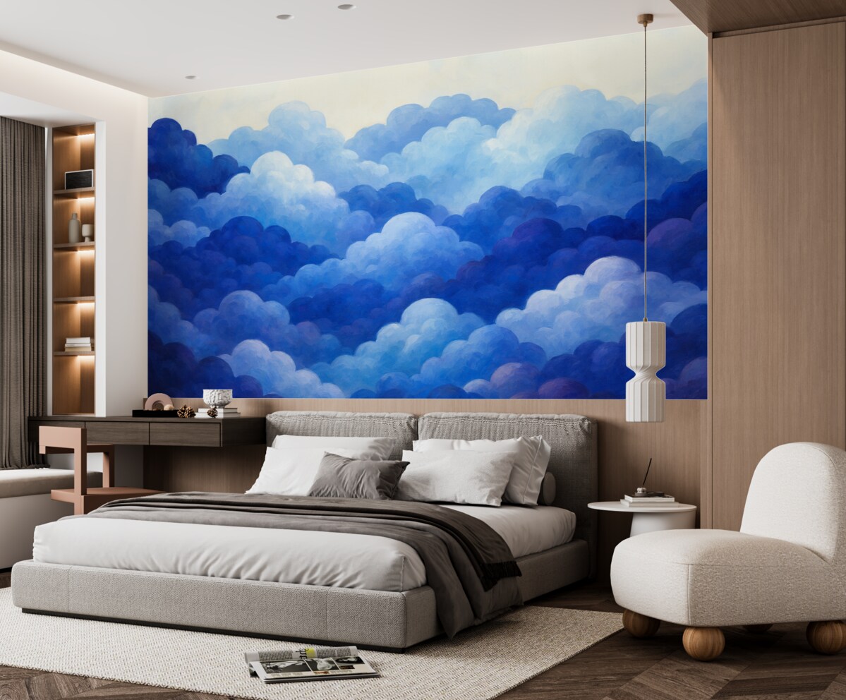 Fototapeta Fale niebiańskie.