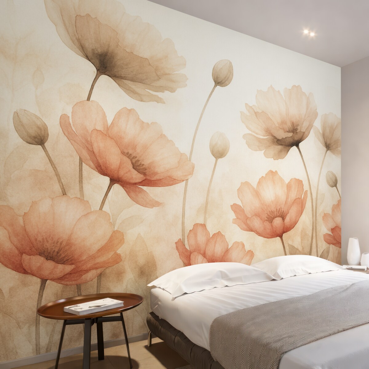 Fototapeta Maki ponad górami.