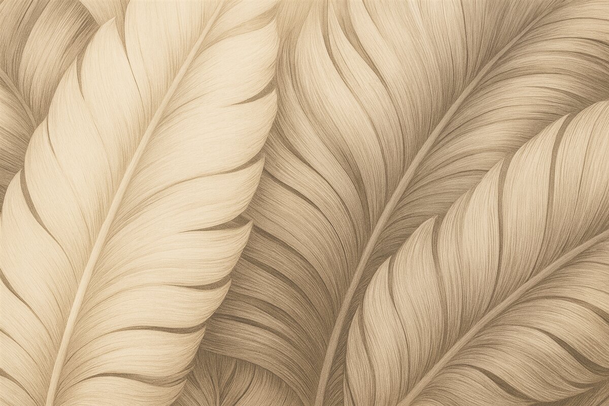 Fototapeta Ogromne liście.