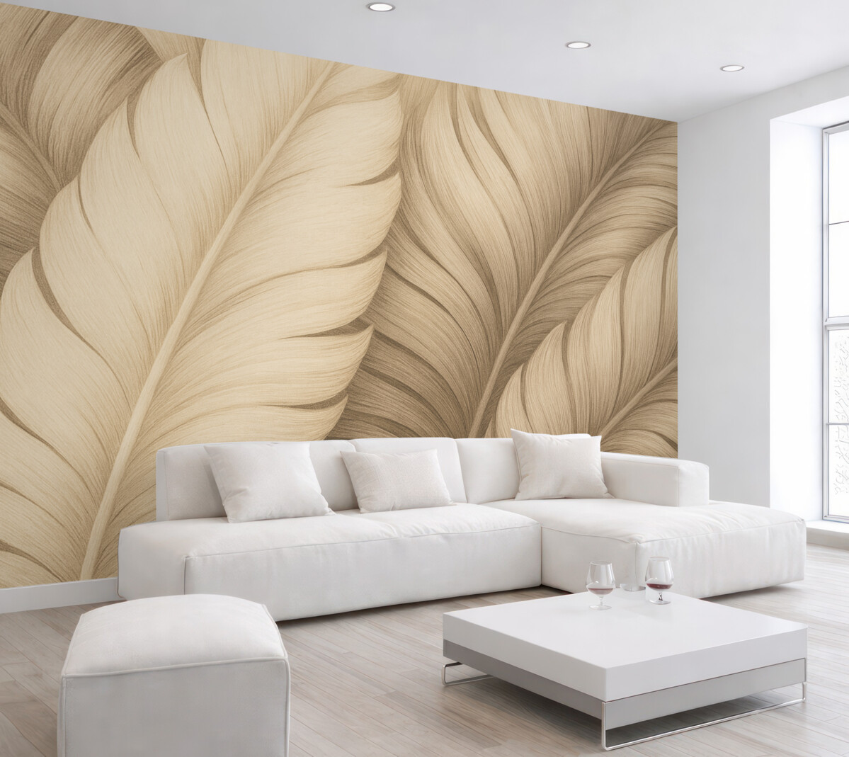 Fototapeta Ogromne liście.