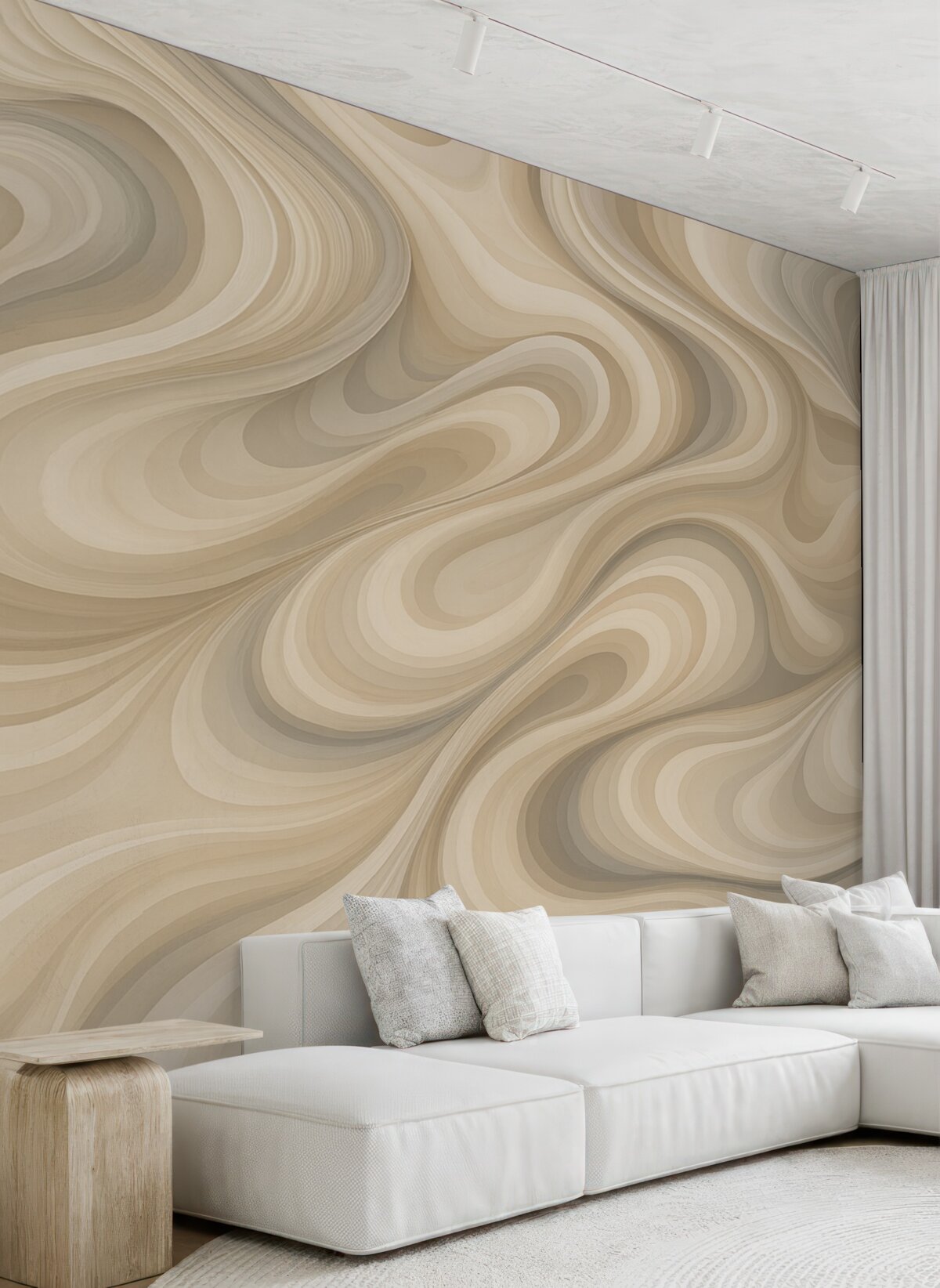 Fototapeta Abstrakcyjny motyw z zygzakowatymi liniami.