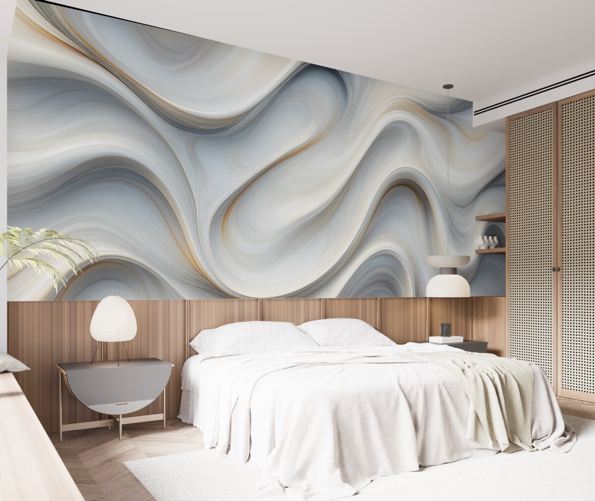 Fototapeta Tapeta o płynnej fakturze.