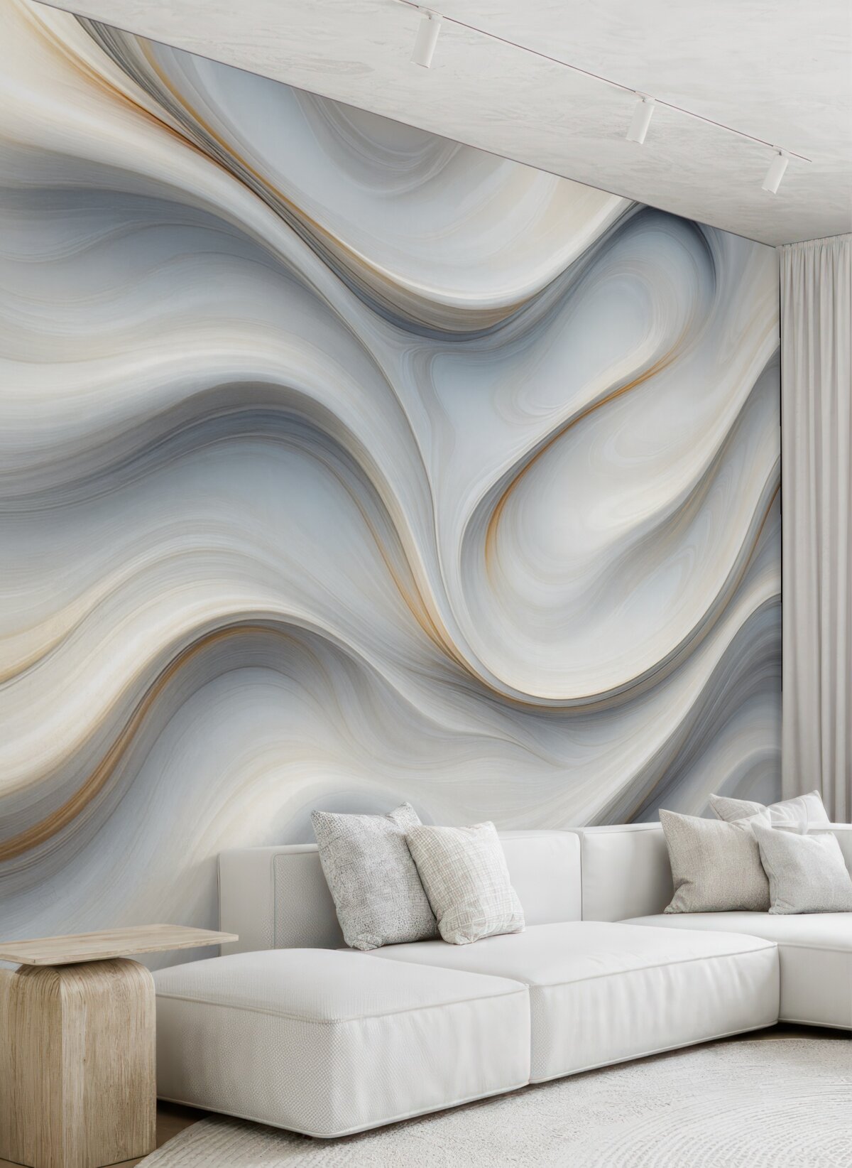 Fototapeta Tapeta o płynnej fakturze.