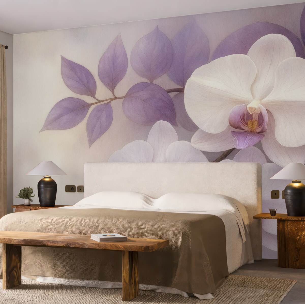 Fototapeta Kompozycja z archiwami w tonacjach fioletu.