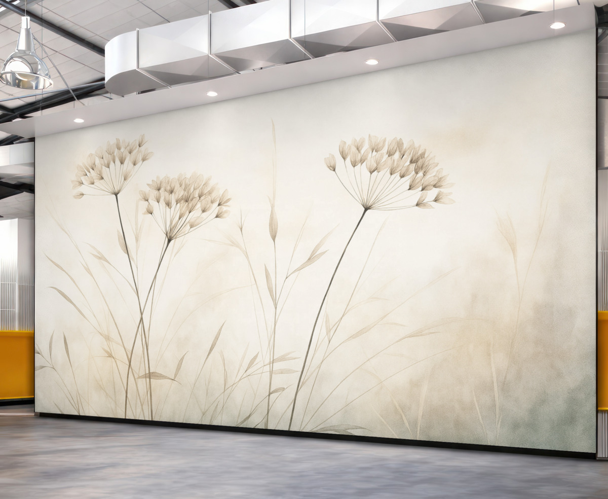 Fototapeta Zioła w akwarelowym, rozmytym sposobie.