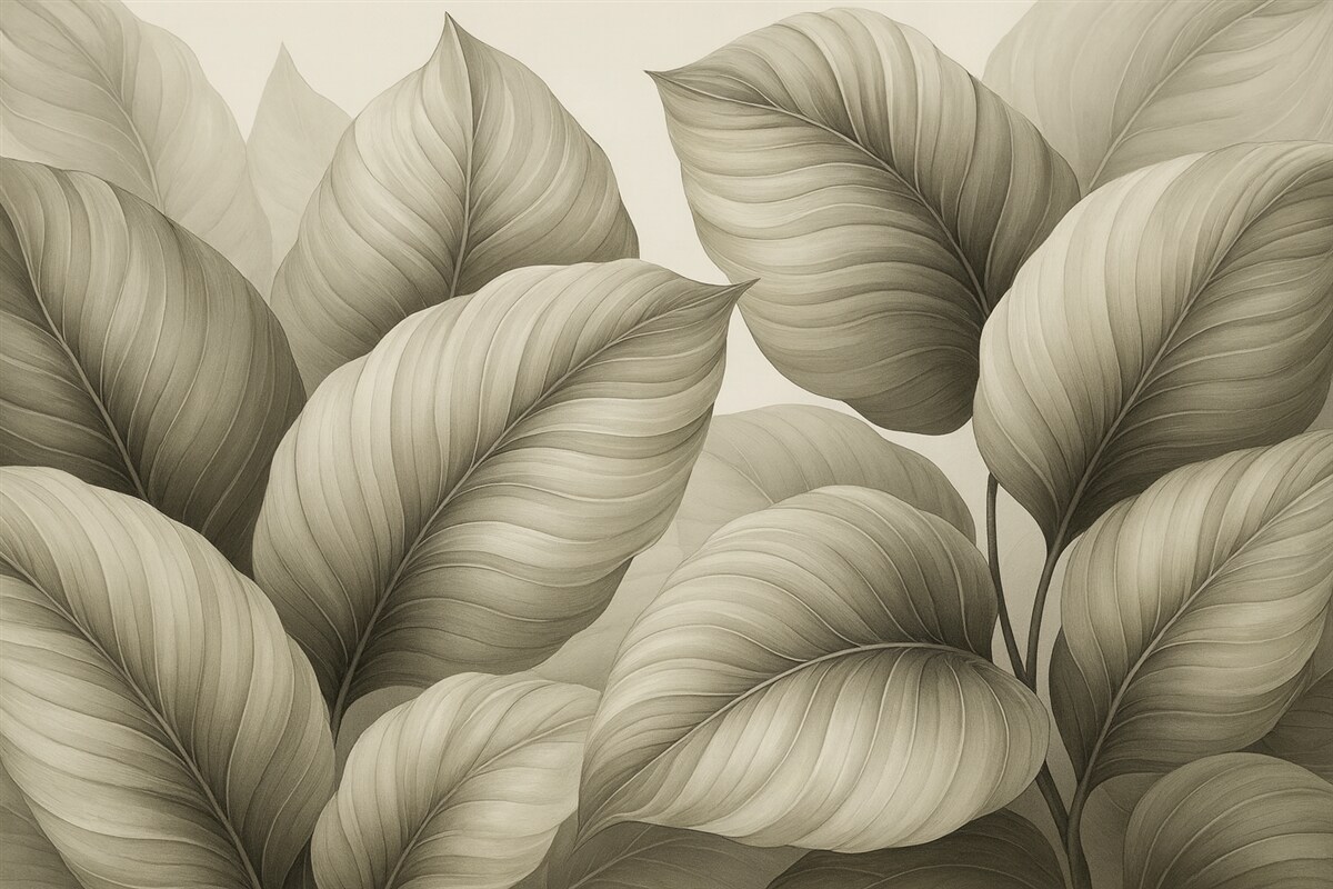 Fototapeta Ogromne liście.