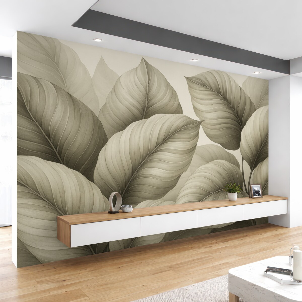 Fototapeta Ogromne liście.