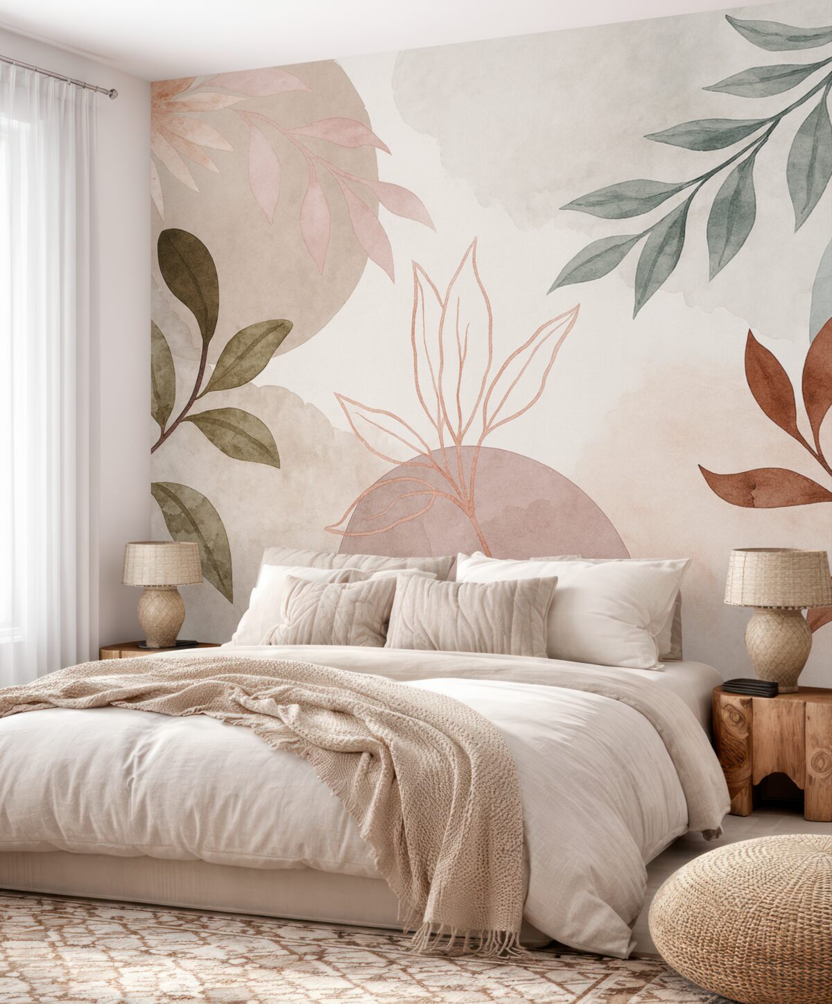 Fototapeta Abstrakcyjny motyw z gałązkami.