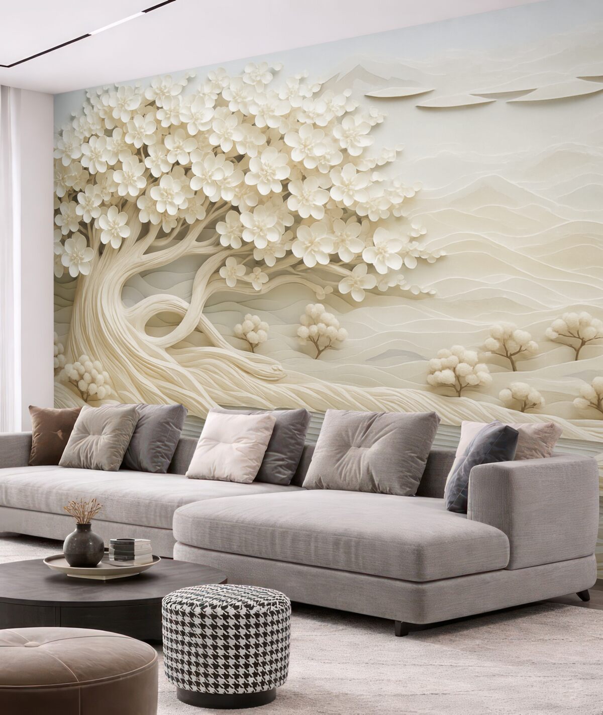 Fototapeta Czarowne drzewo przy wodzie