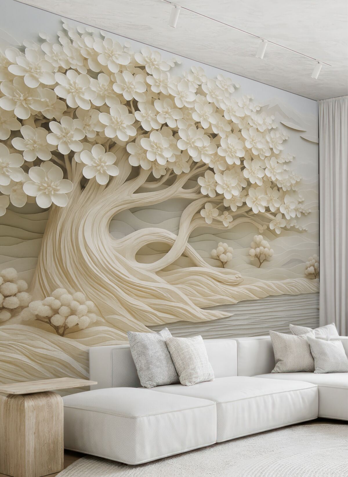 Fototapeta Czarowne drzewo przy wodzie