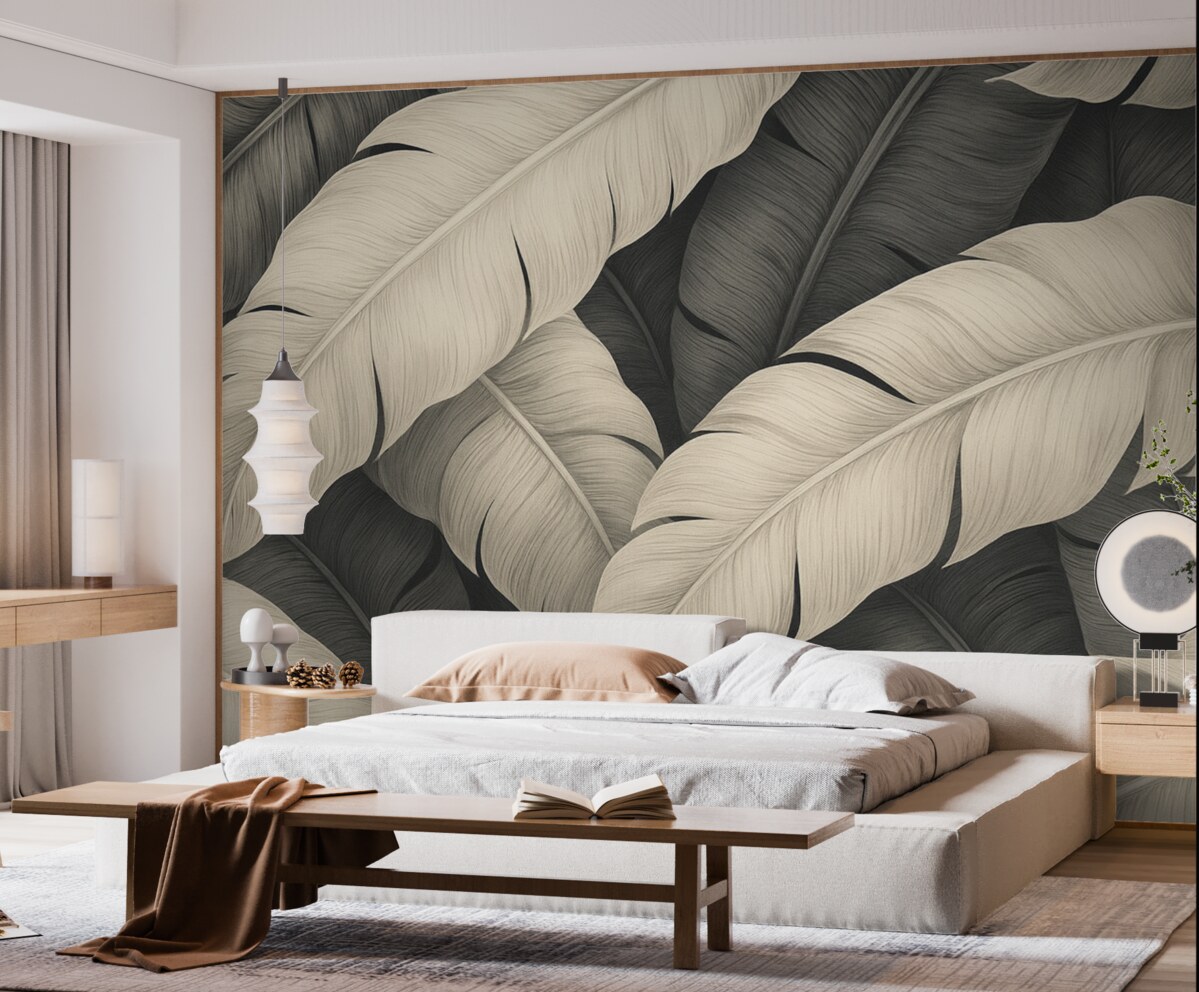 Fototapeta Jednokolorowe, duże liście