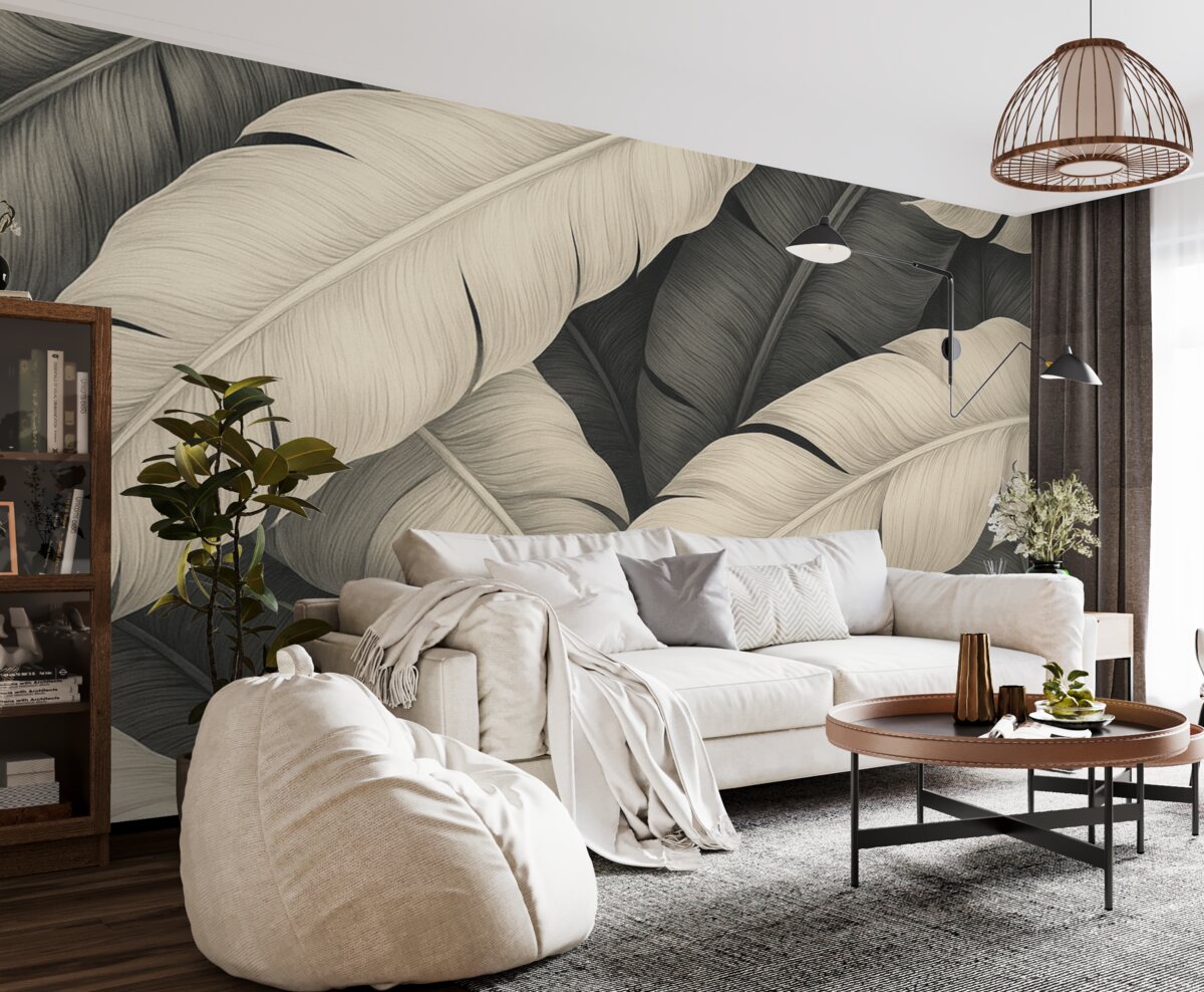 Fototapeta Jednokolorowe, duże liście