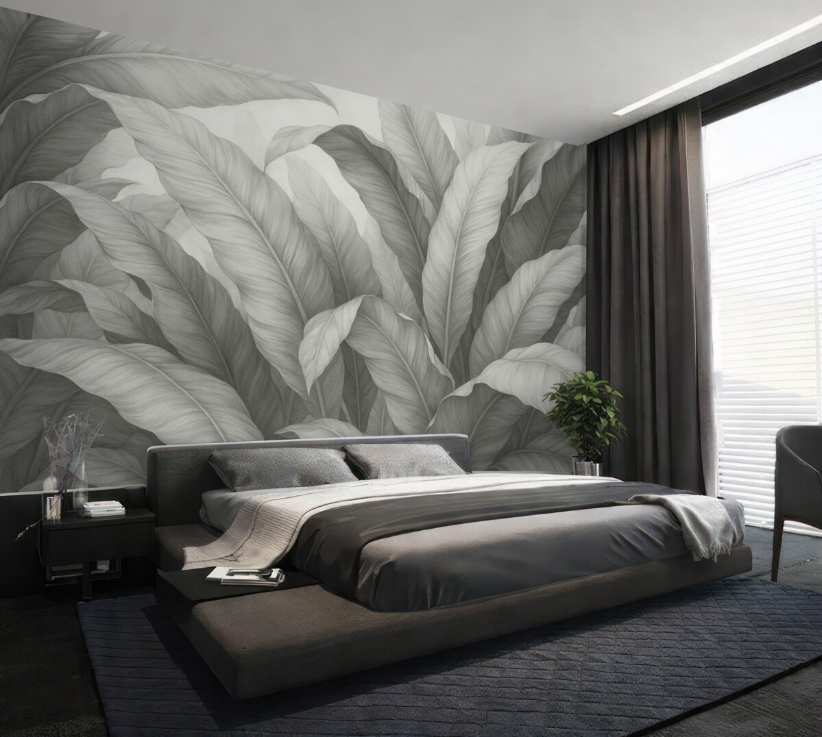 Fototapeta Liście drzewa bananowego