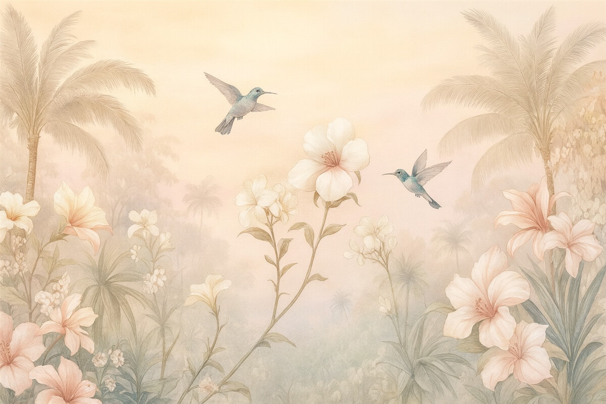 Fototapeta tropikalny Eden z kalibracją