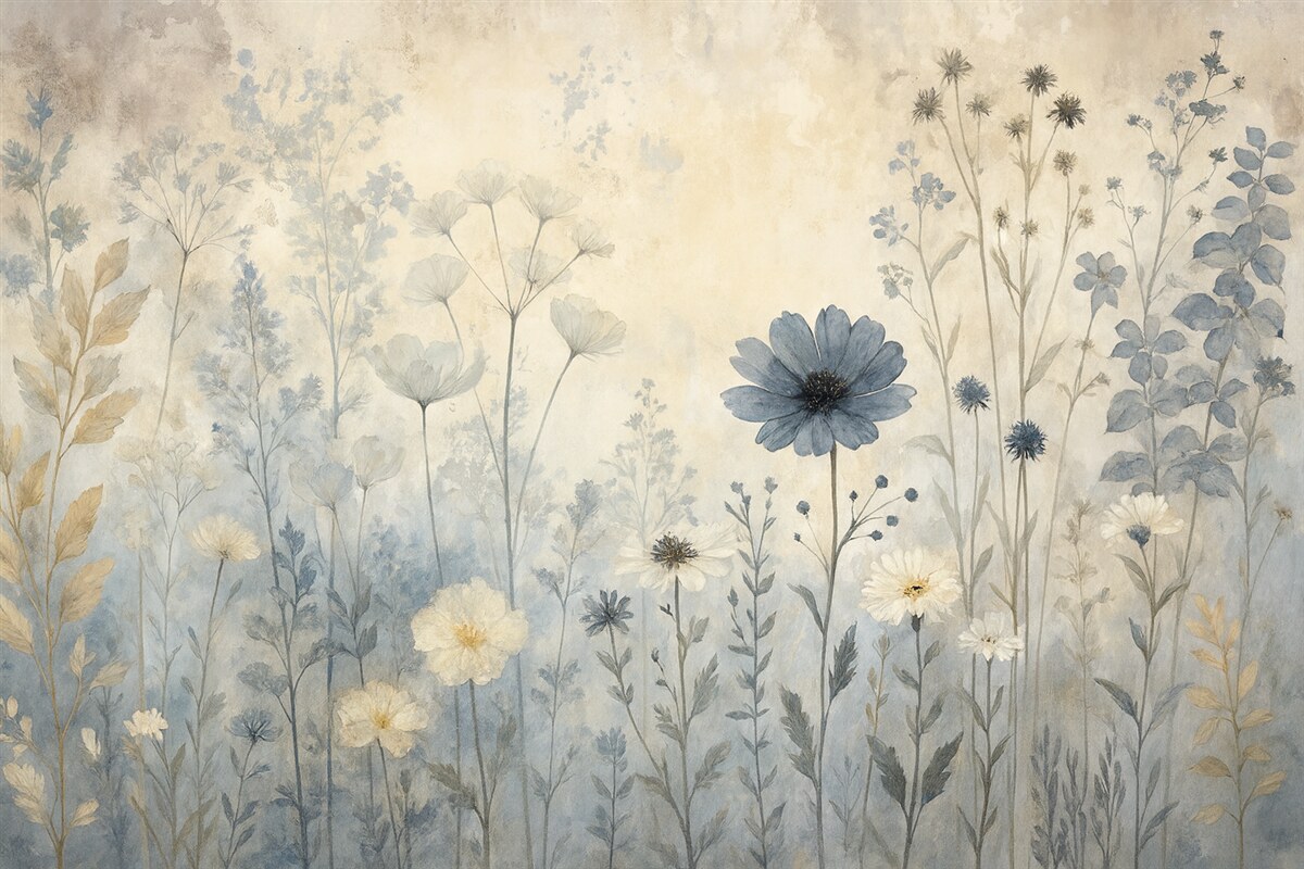 Fototapeta Kwiaty dzikie w sposób abstrakcyjny.