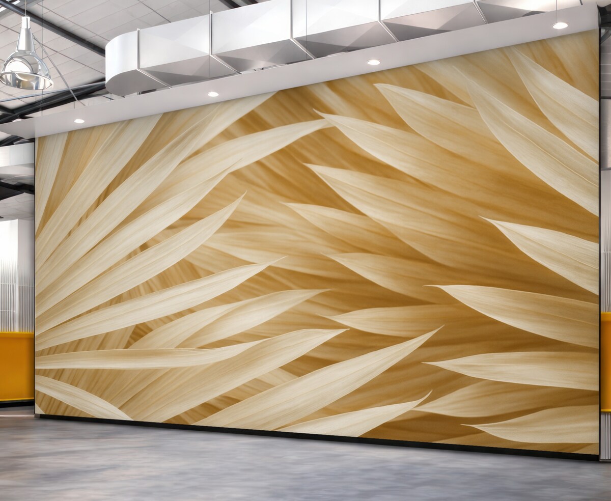 Fototapeta Wyschnięte liście palmowe.