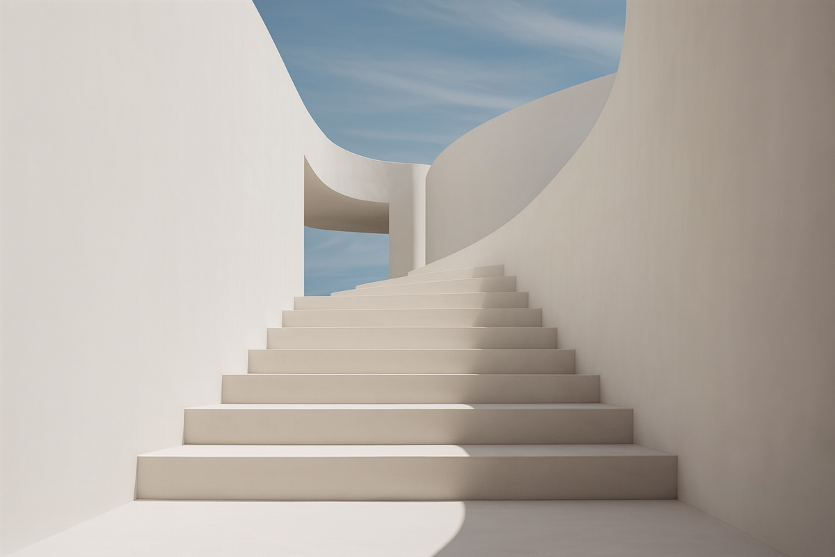 Fototapeta Etapy architektonicznego minimalizmu.