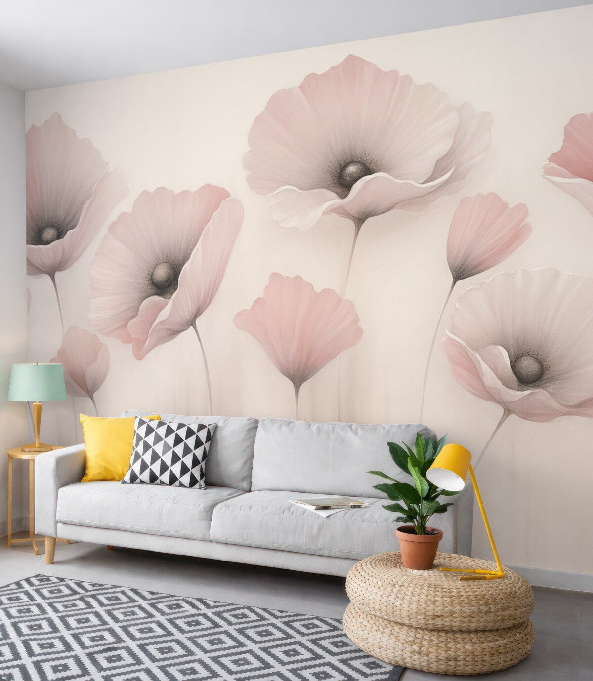 Fototapeta Różowe maki.