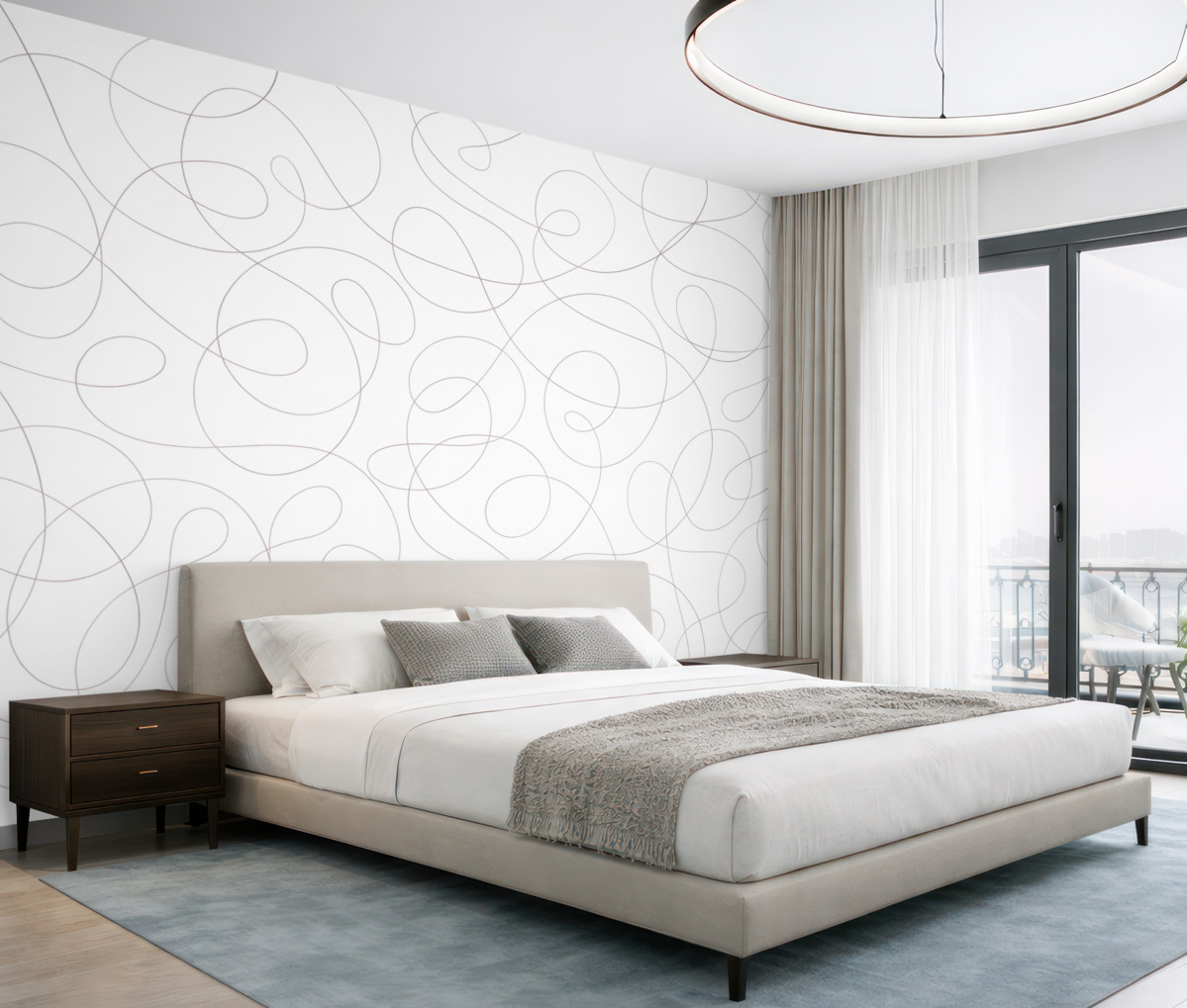 Fototapeta Abstrakcyjne, eleganckie linie.