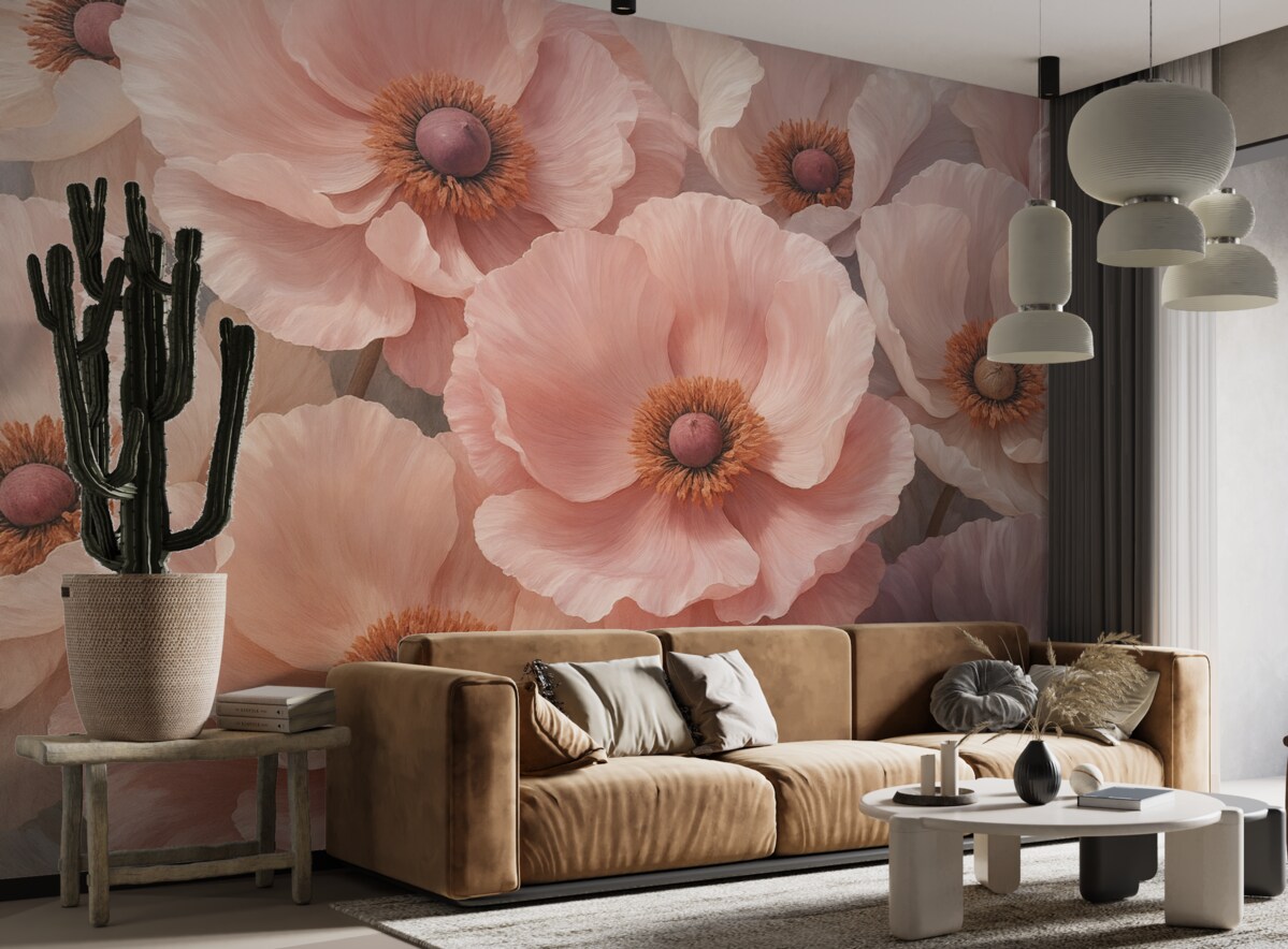 Fototapeta Subtelnie kwitnące zawilce.