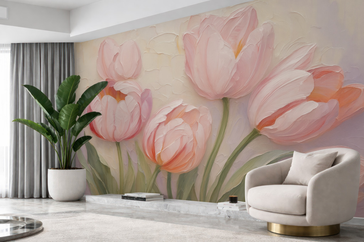 Fototapeta Obraz przedstawiający tulipany.