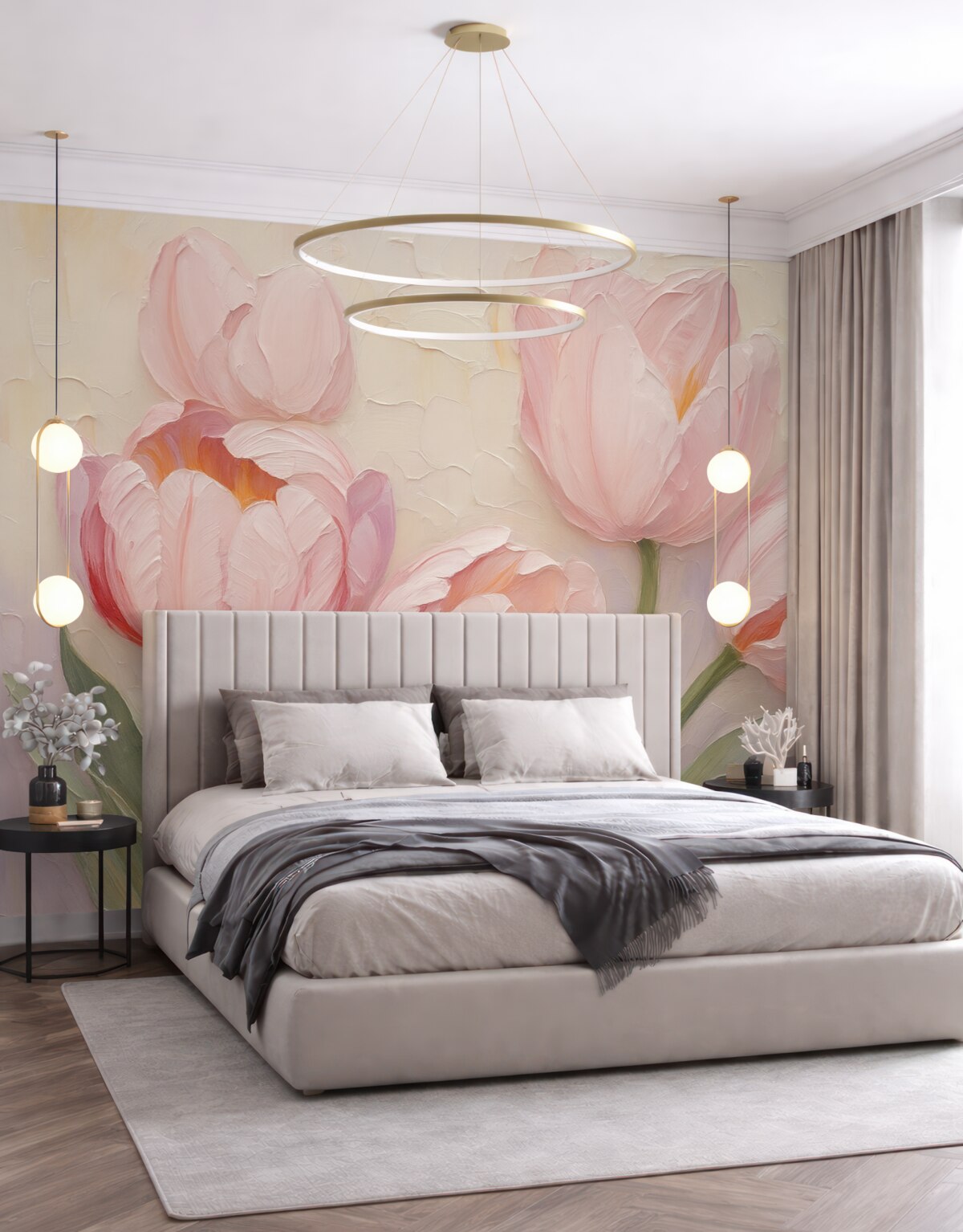 Fototapeta Obraz przedstawiający tulipany.